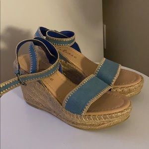 Matisse denim boho wedges